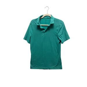 Lululemon Evolution Polo Shirt - Heathered Seafoam Green Teal - Men’s S / XS